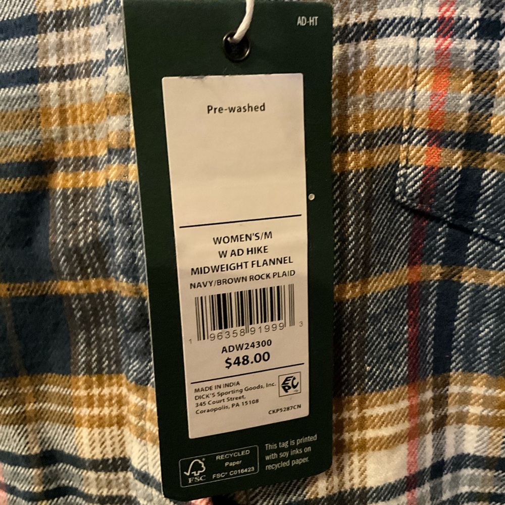 Alpine Design Midweight Flannel Plaid Shirt - Picture 4 of 11